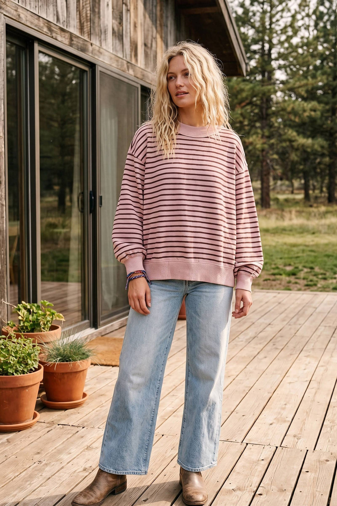 Strawberry Mocha Pullover