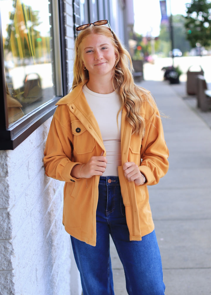 Honey Hue Fleece Jacket