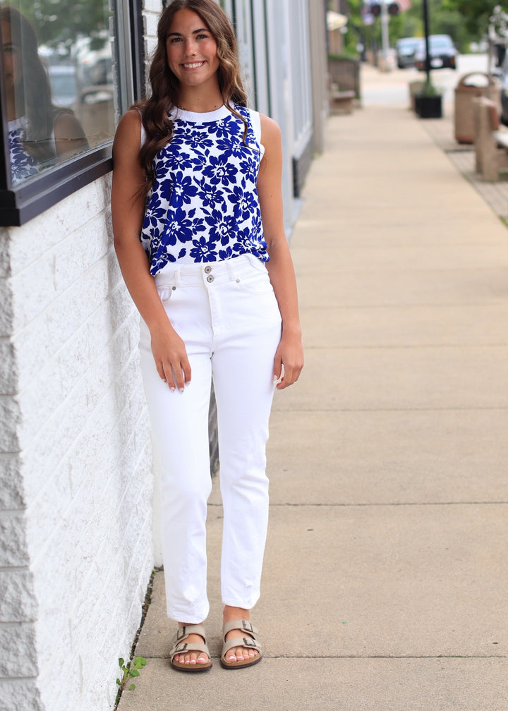 The Hampton Floral Tank