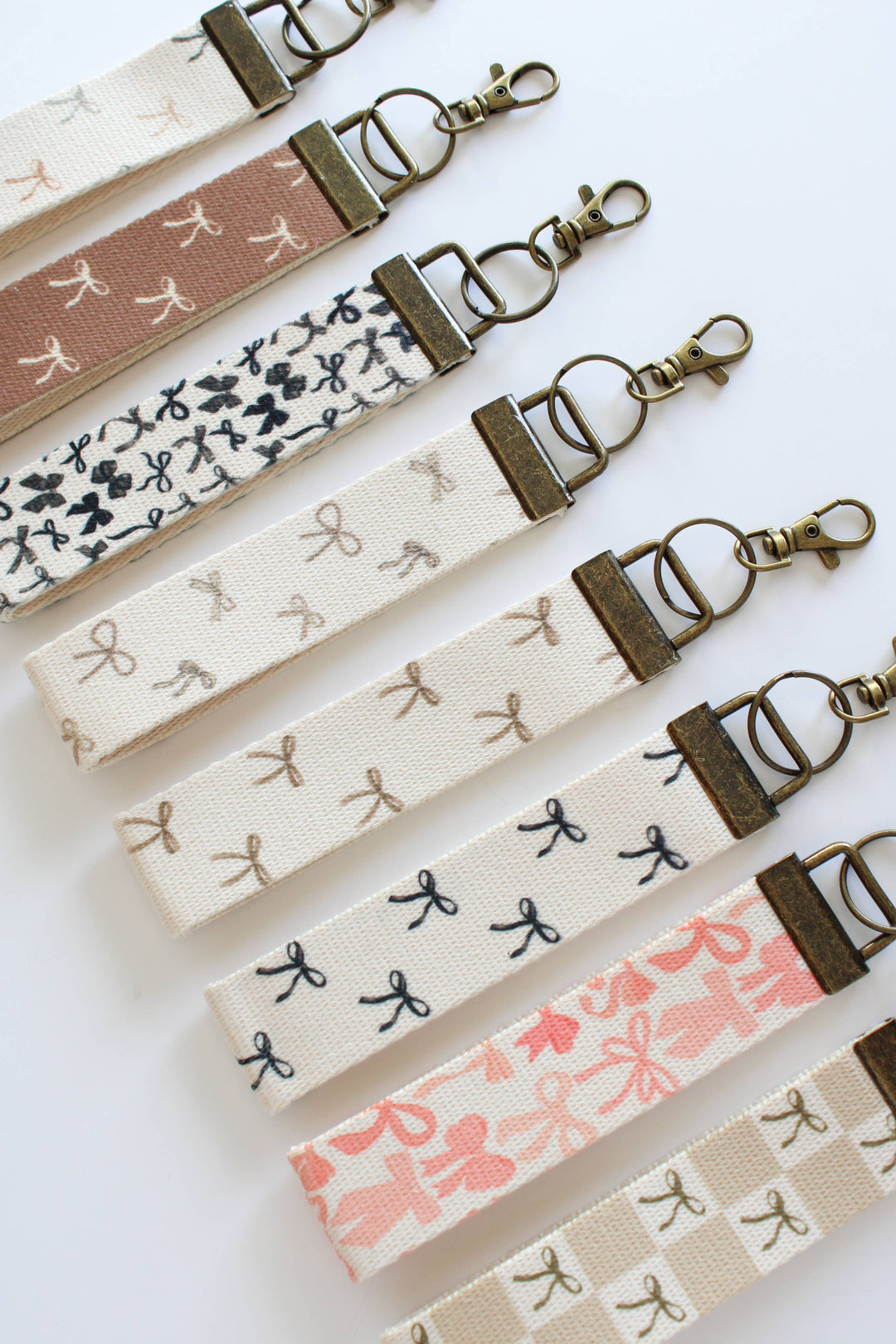Canvas Wrist Keychain Lanyard, Key Wristlet