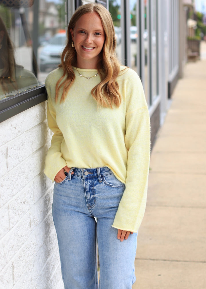 The Winnie Pullover Sweater in Butter