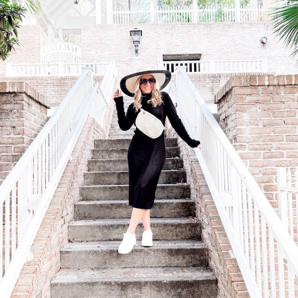 Cream Rachel Raffia Westlyn Bum Bag