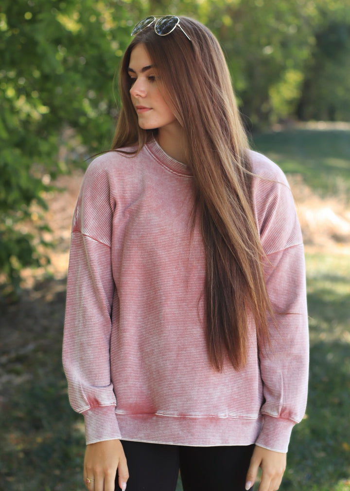 Winter Rose Pullover