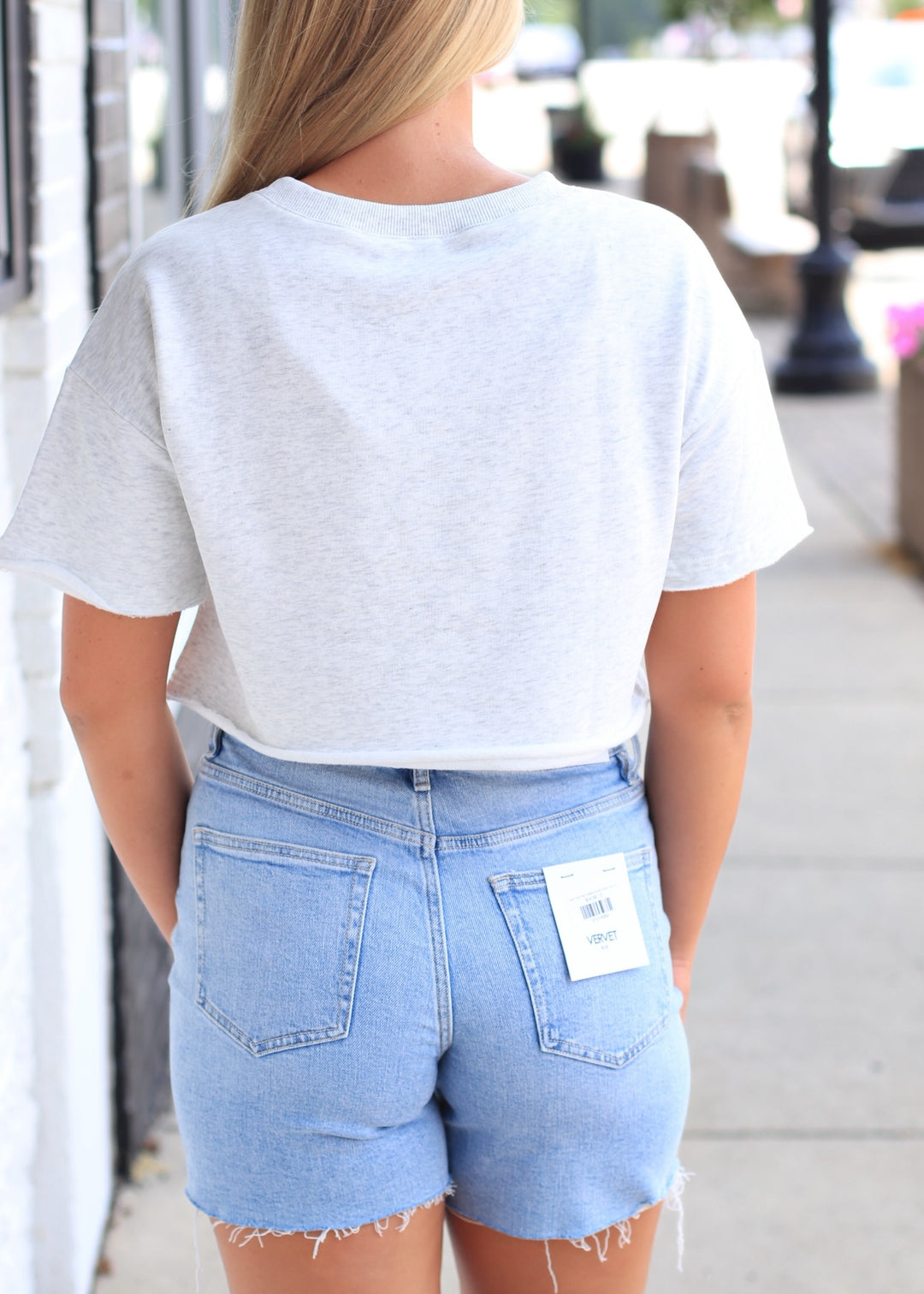 American Flag Patch Top