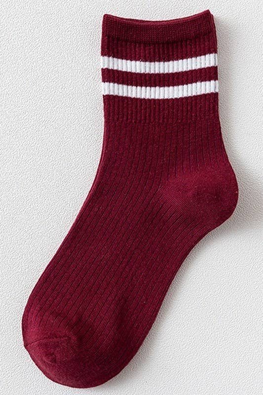 BASIC DAILY CASUAL SOCKS  KHAKIBLACK