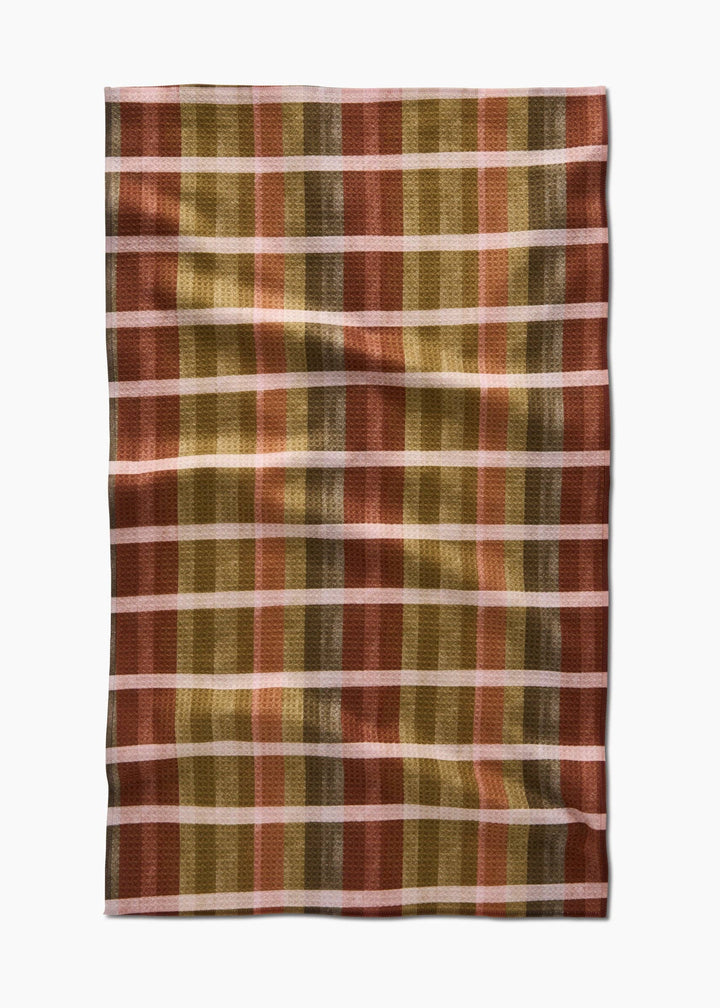 Fall Harvest Stripes Tea Towel