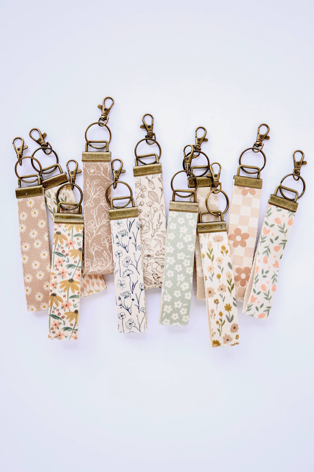 Canvas Wrist Keychain Lanyard, Key Wristlet