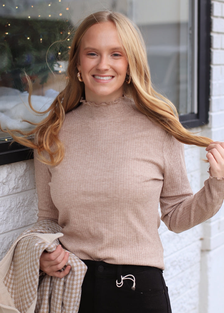 The Tawnyridge Mock Neck Top