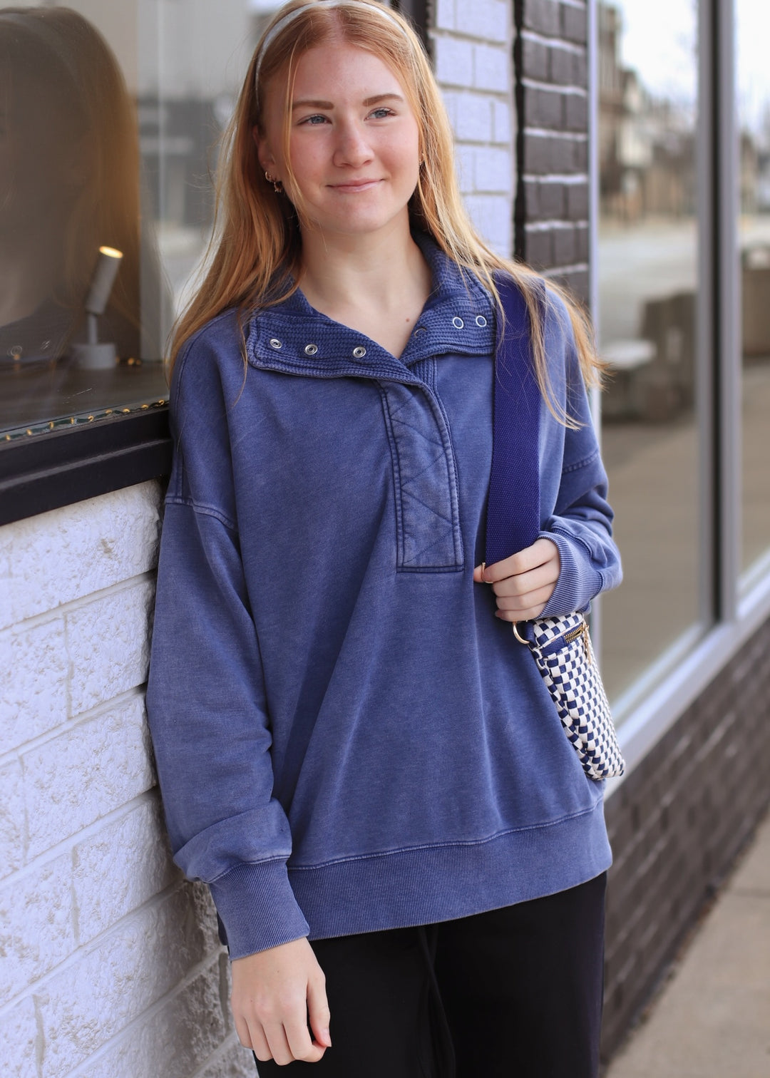 Heirloom Wash Snap Pullover