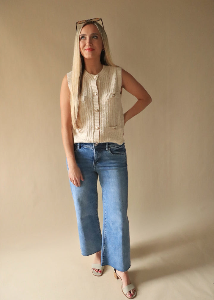 Natural  Gold Charm  Vest
