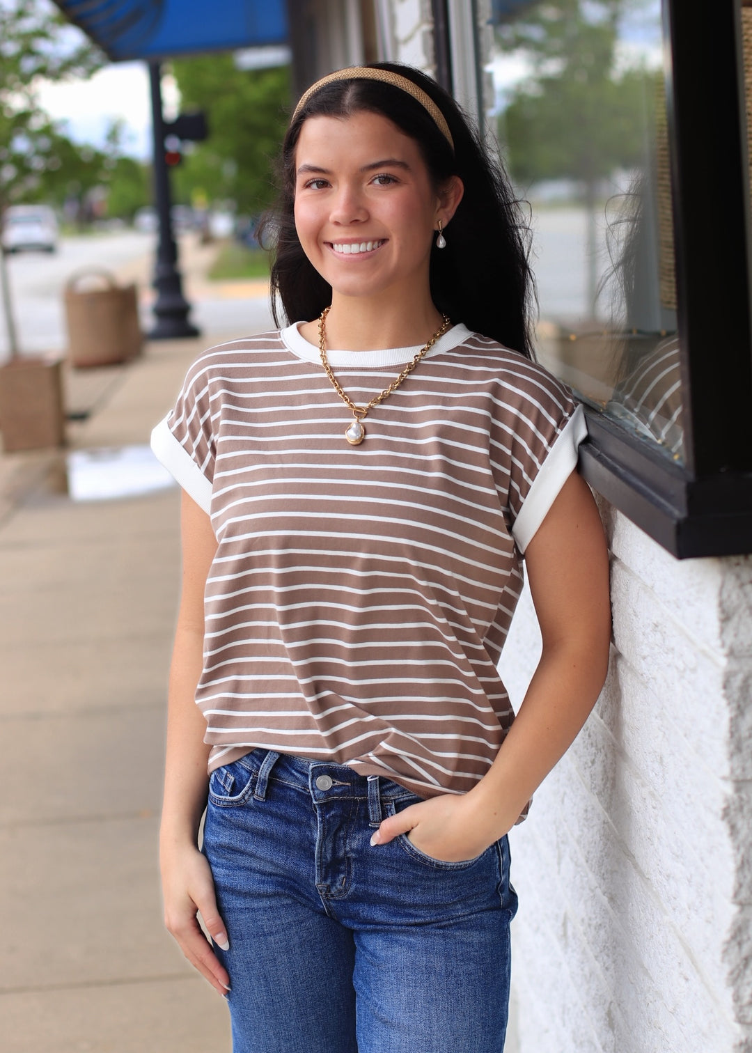The Hadley Stripe Tee