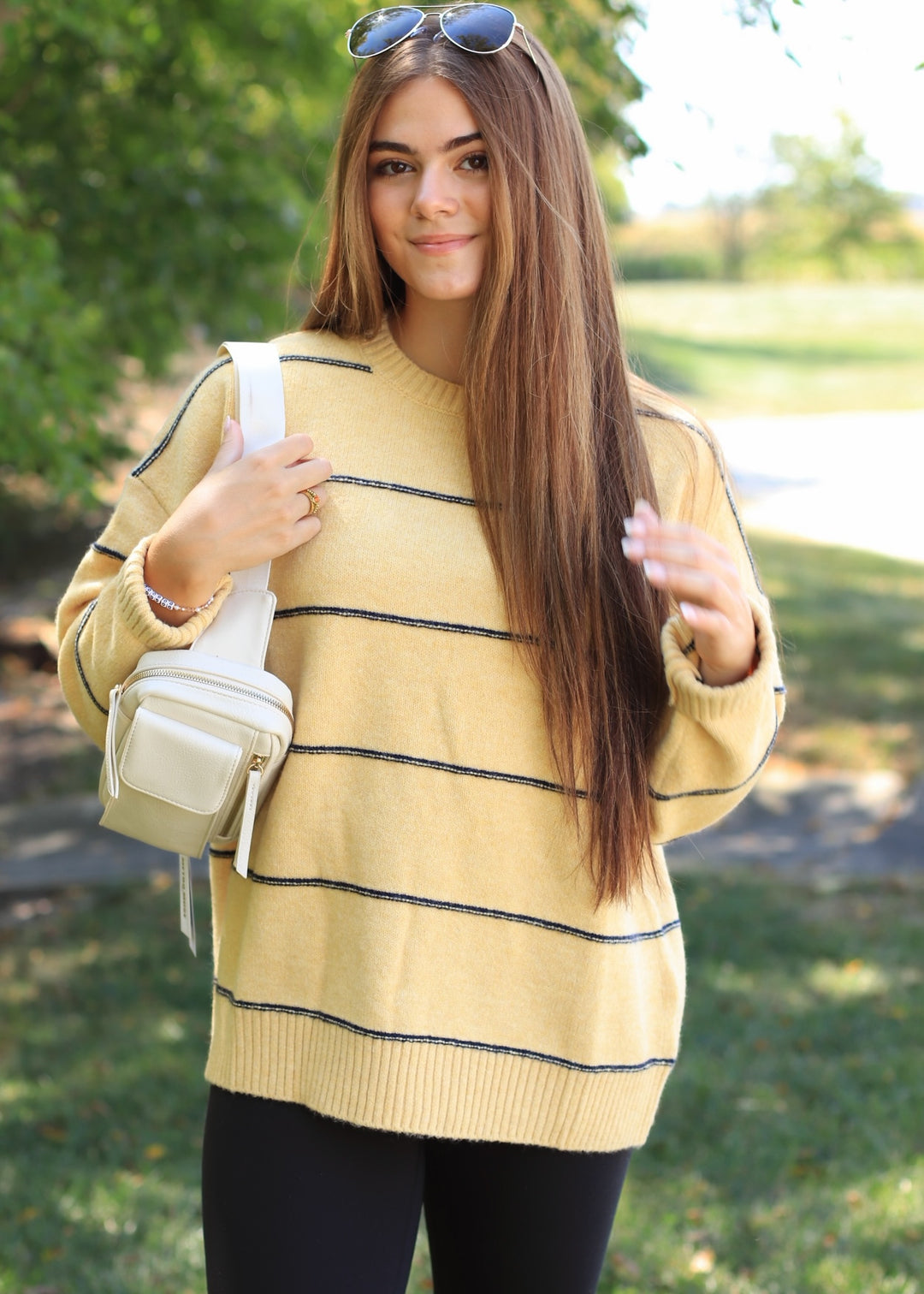 Marigold Stripe Sweater