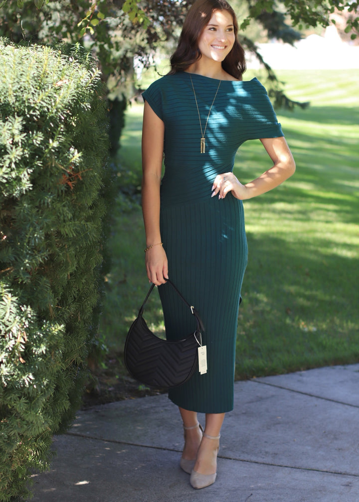 CLEARANCE FINAL SALE Envy Off the Shoulder Dress