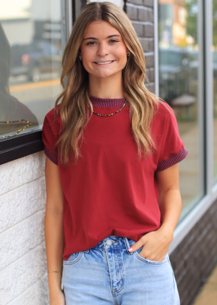 The Maroon Tee
