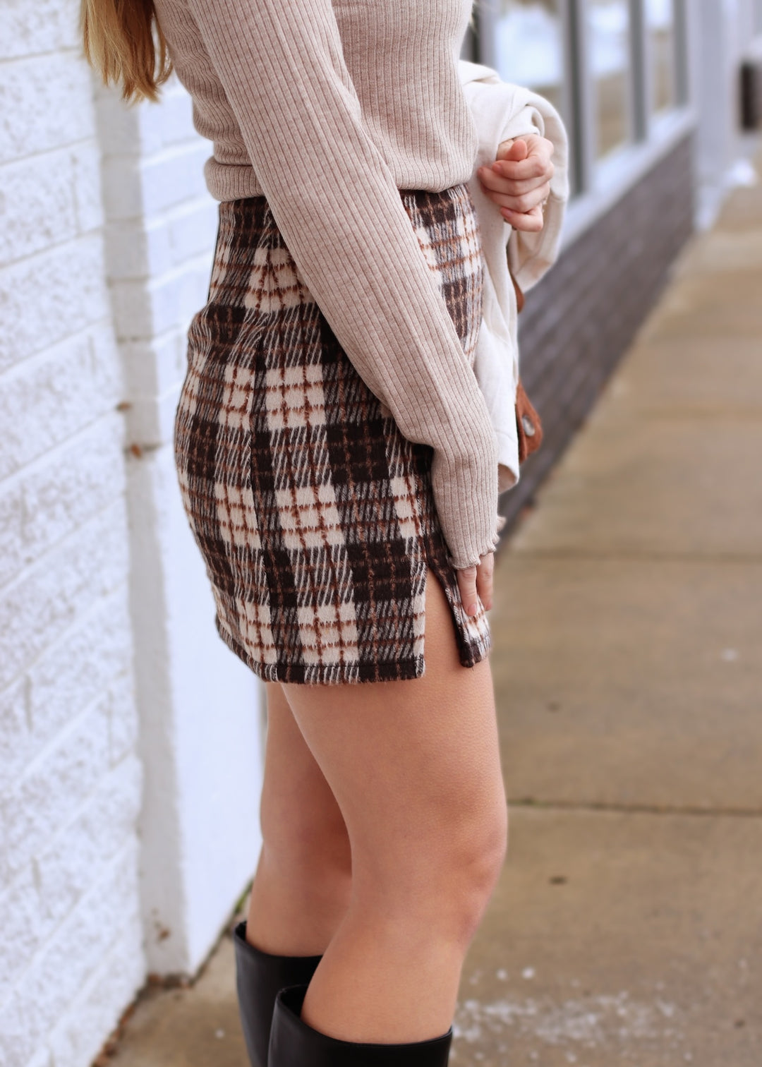 The Bronte Plaid Skirt