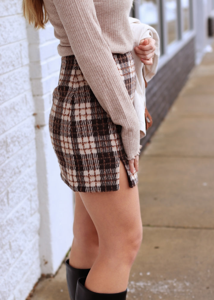 The Bronte Plaid Skirt