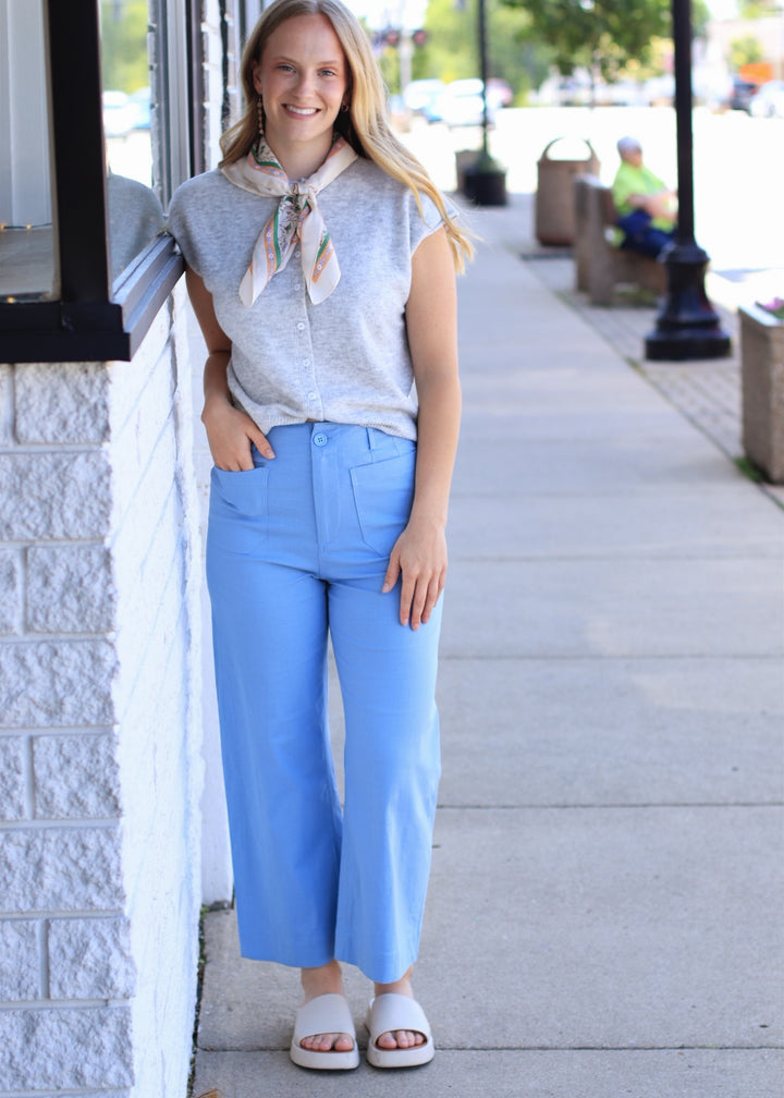 The Bluebird Cotton Ankle Pants