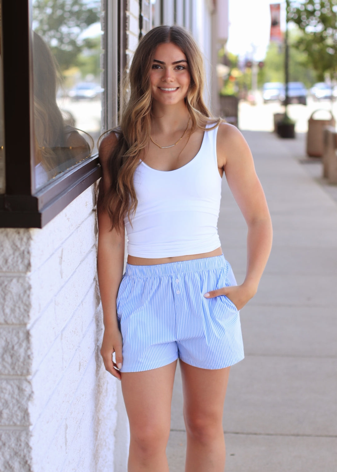 Breeze Stripe Boxer Short