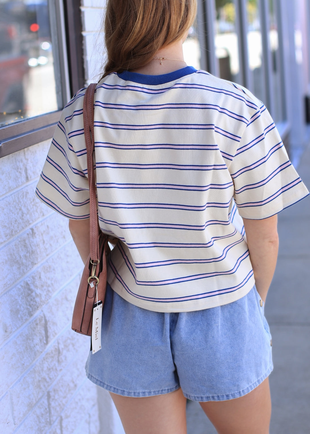 The Cape Cod Striped Boxy Tee