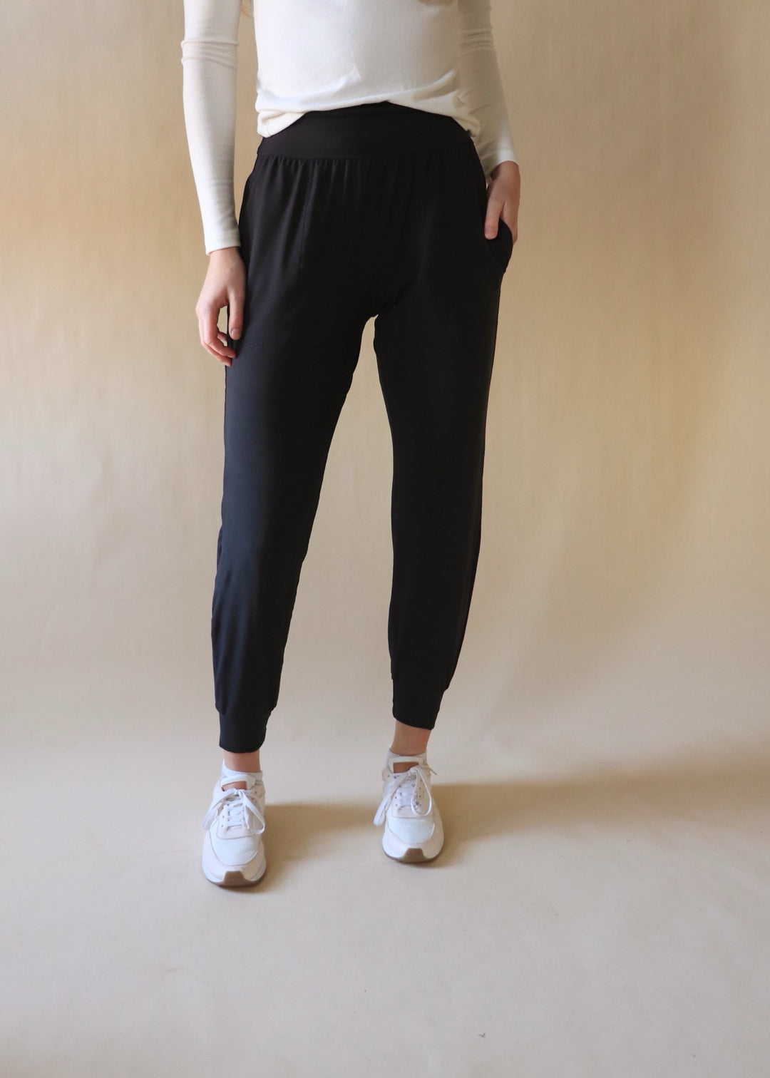 Butter Soft Joggers in Black
