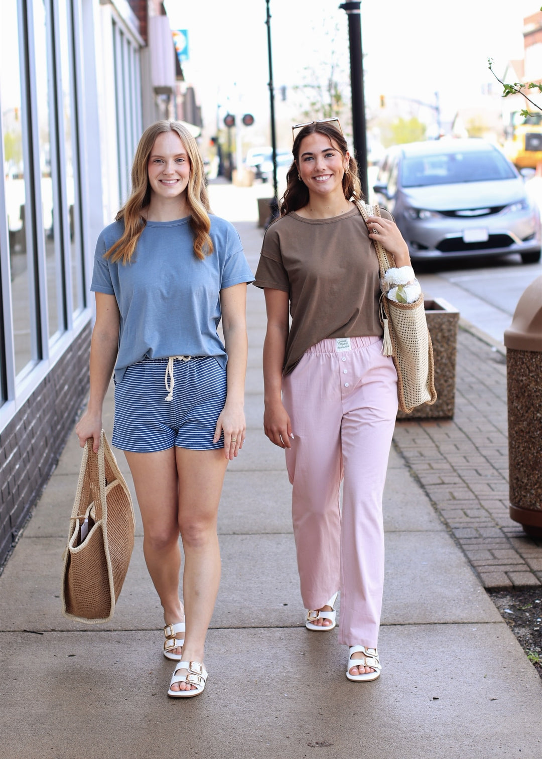 The Brown Essential Seam Top