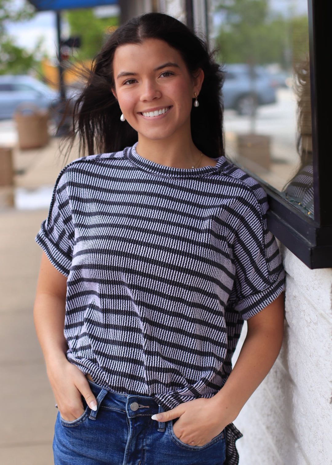 The Nightfall Stripe Top