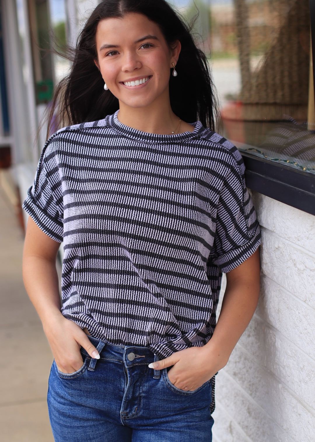 The Nightfall Stripe Top