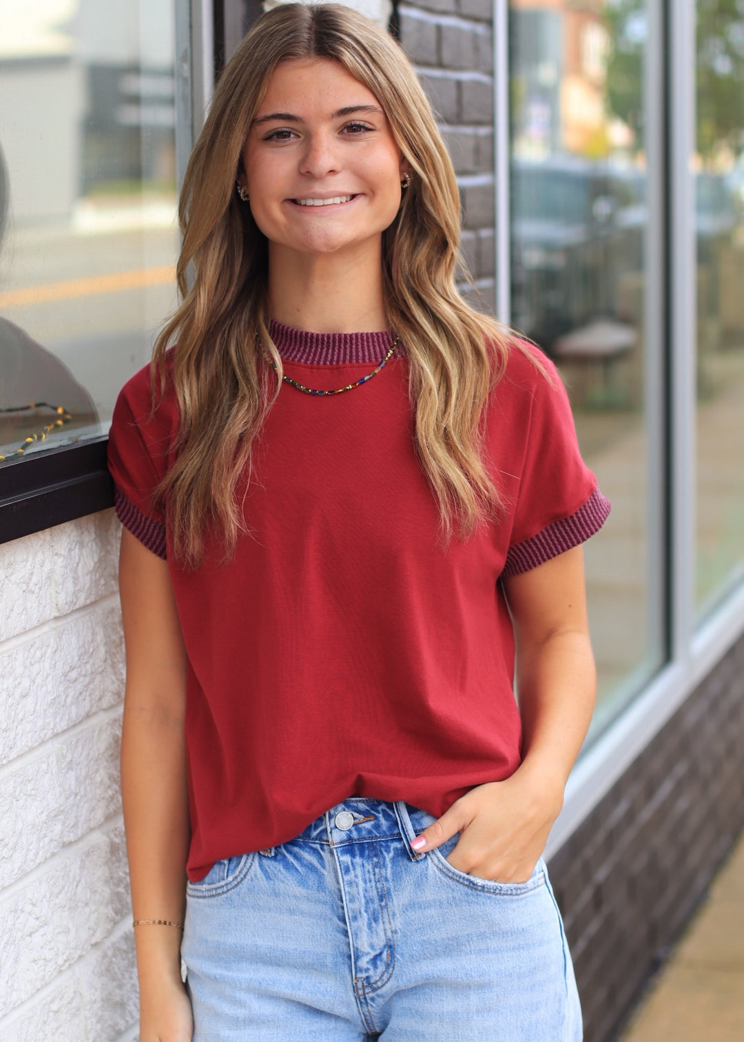 The Maroon Tee