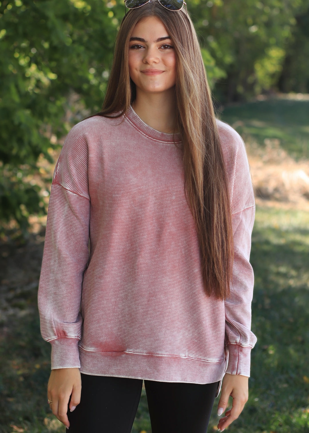 Winter Rose Pullover
