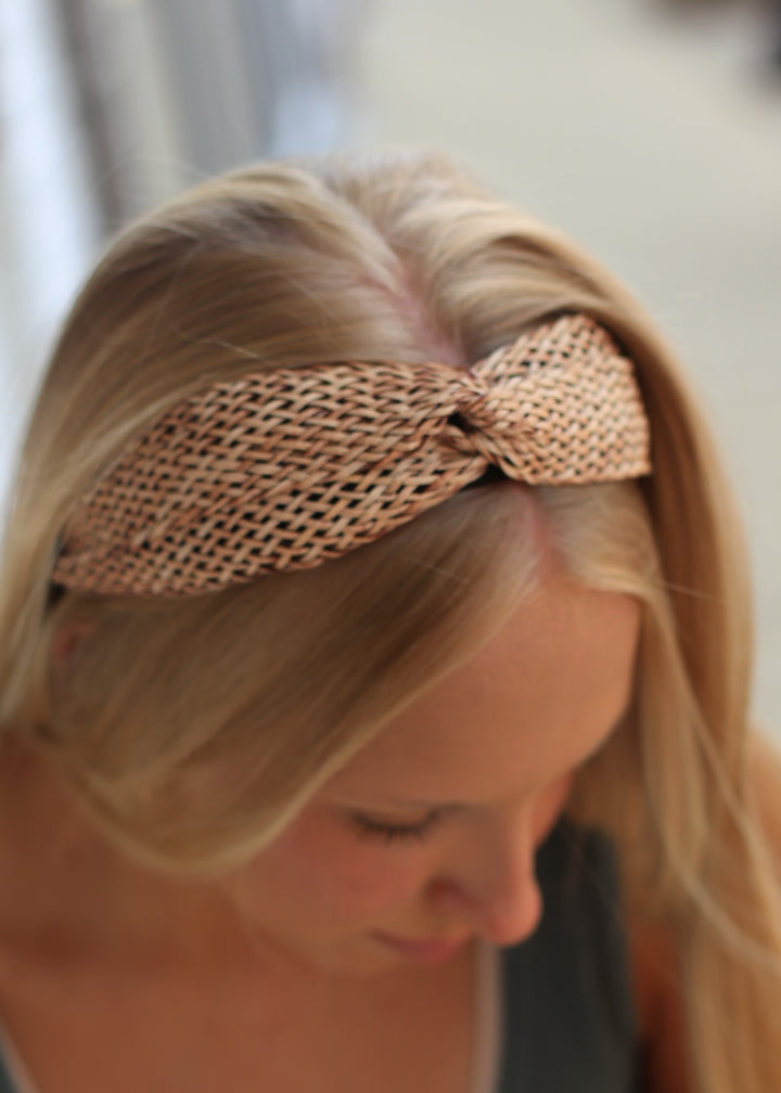 Simple Knotted Braided Headband