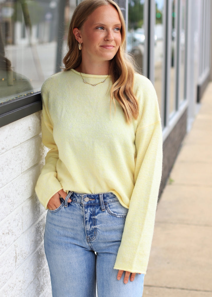 The Winnie Pullover Sweater in Butter