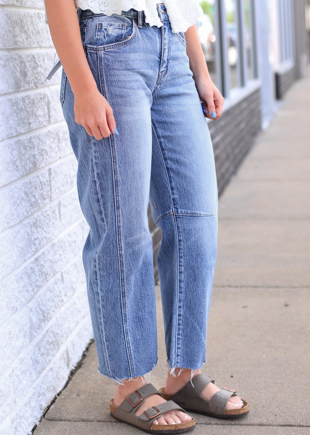 The Mercer Barrel Jean