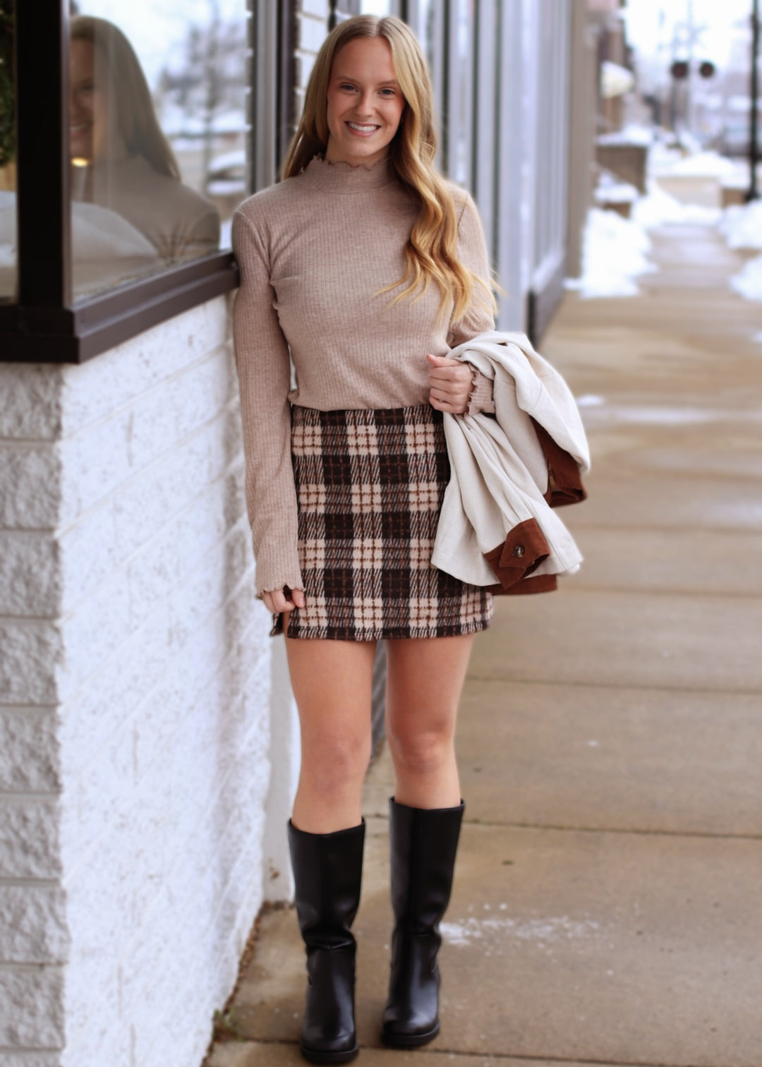 The Bronte Plaid Skirt