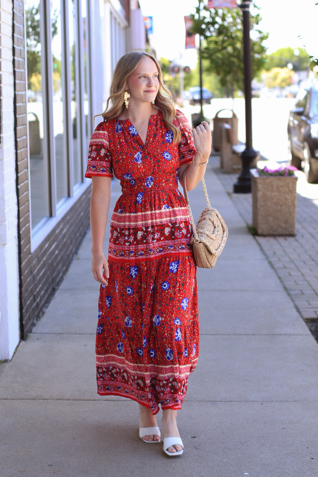 The Kaydree Dress in Hearth Rose