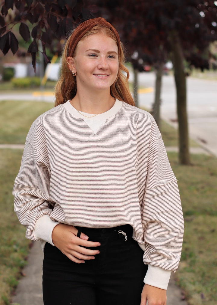 The Ecru Camel Pullover