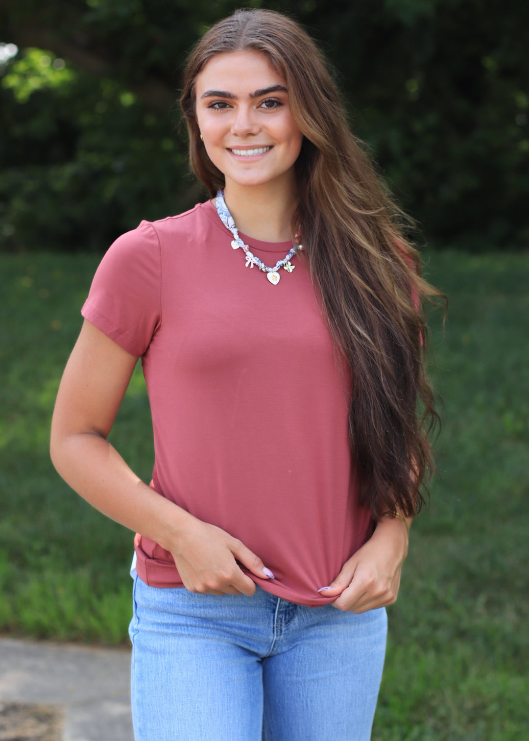 The Cloud Bamboo Tee in White