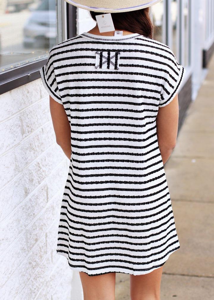 RESTOCK The Check Mate T-Shirt Dress