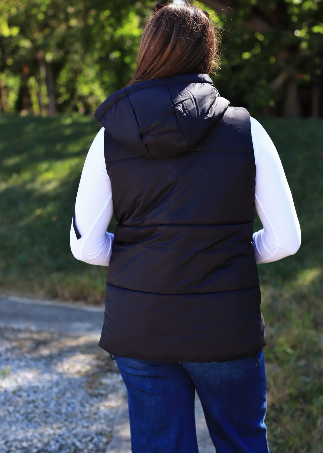 Northbound Longline Vest in Black