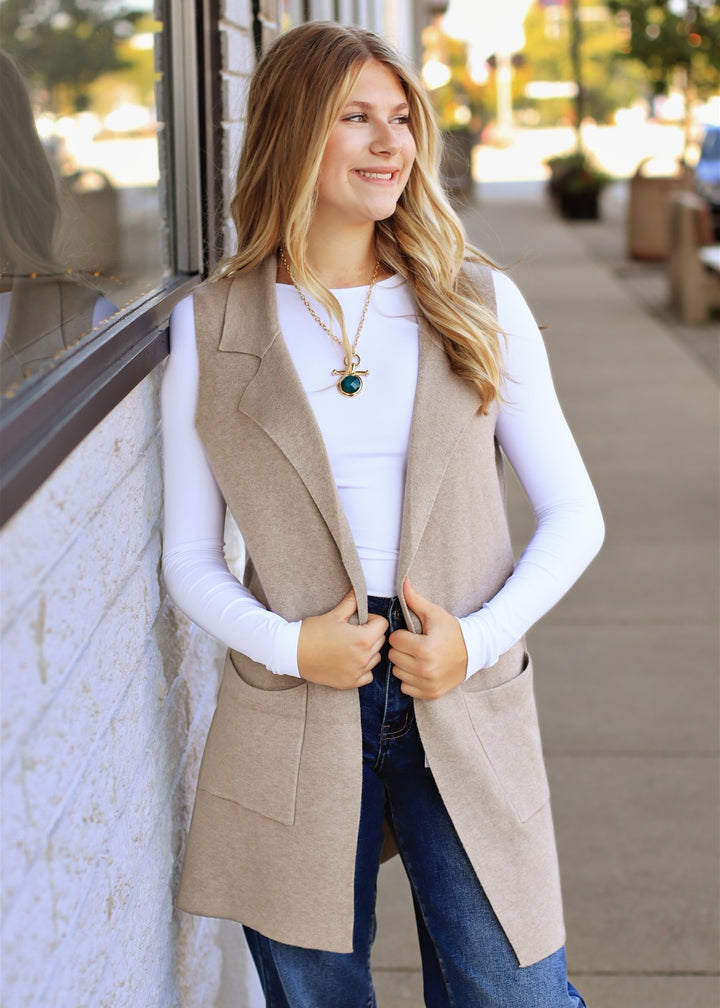 The Ellington Vest Cardigan