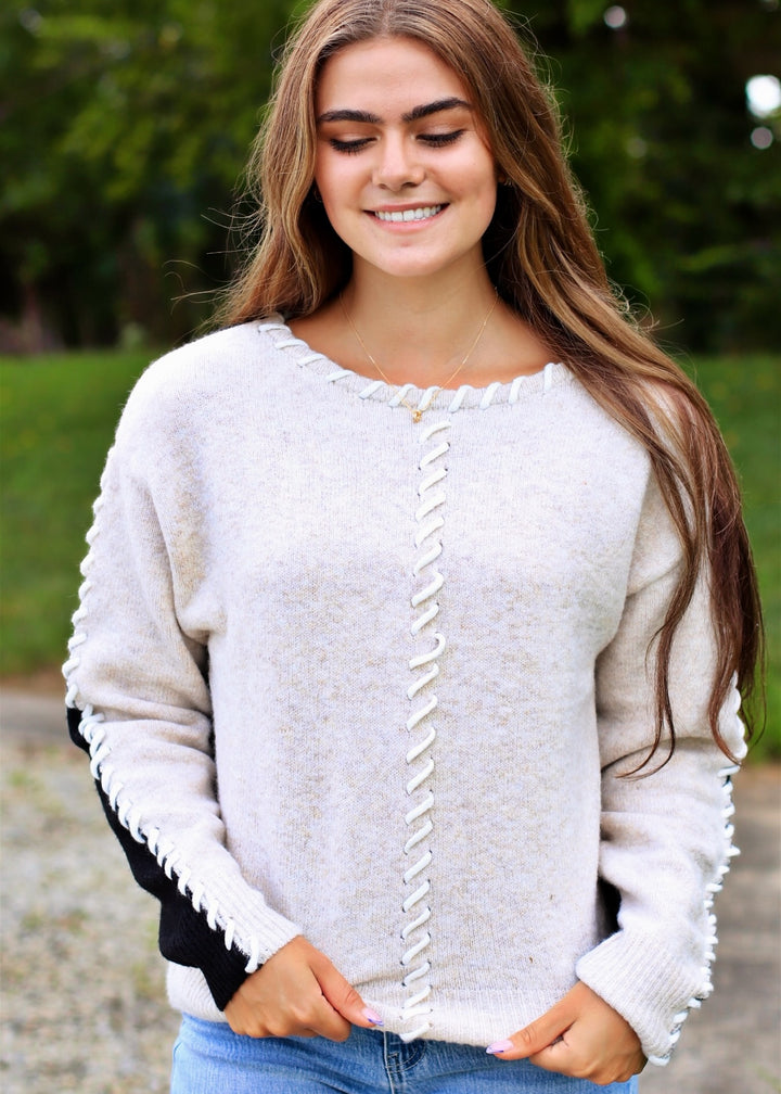 The Tessa Whipstitch Sweater
