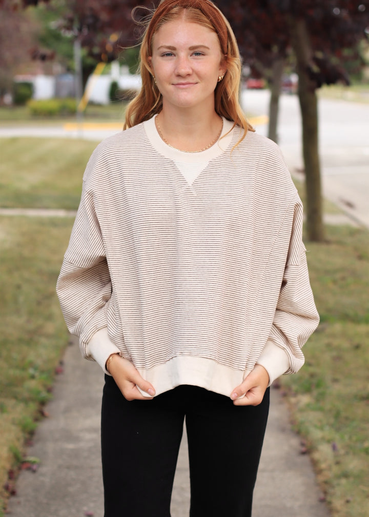 The Ecru Camel Pullover