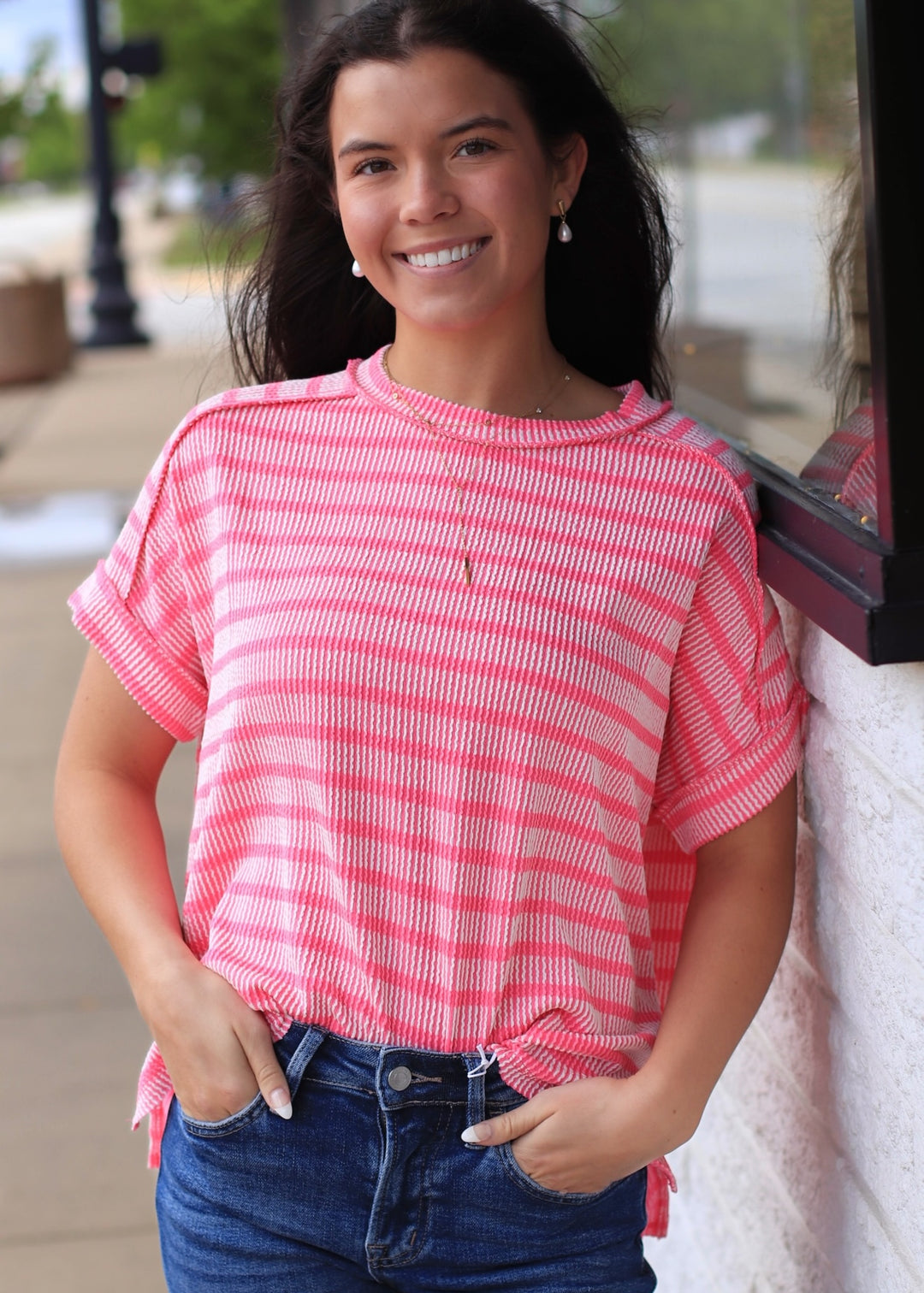 The Petalmark Stripe Top