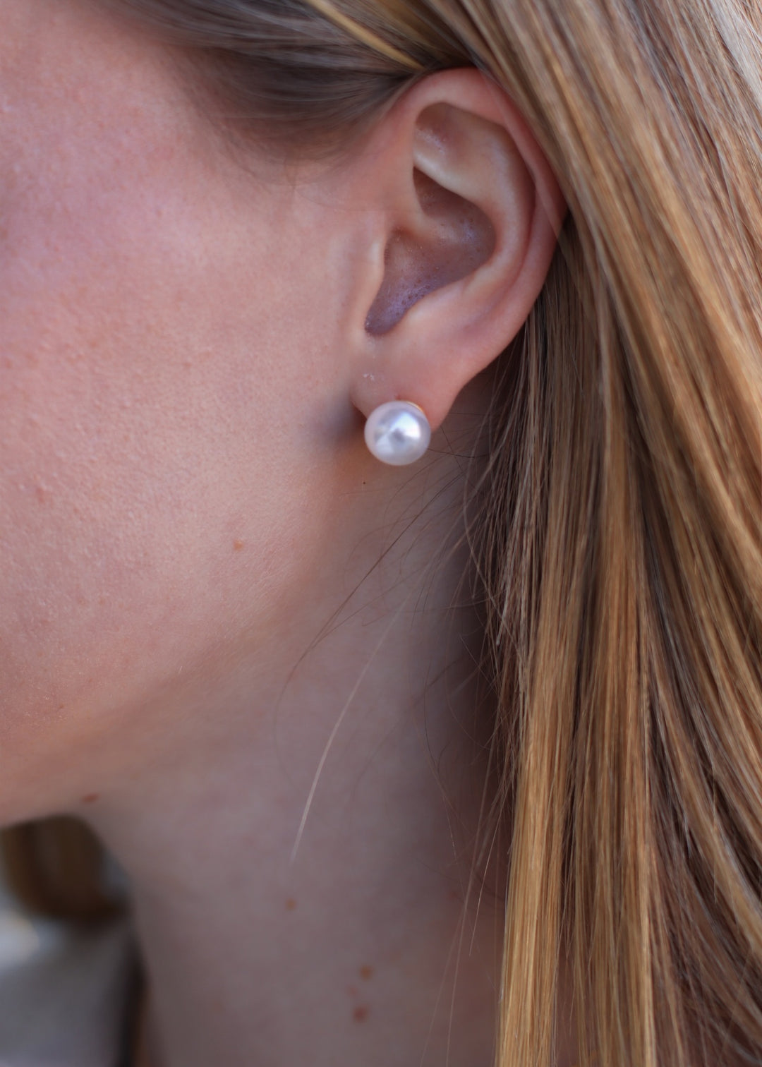 10mm Classic Extra Large Pearl Stud Earrings