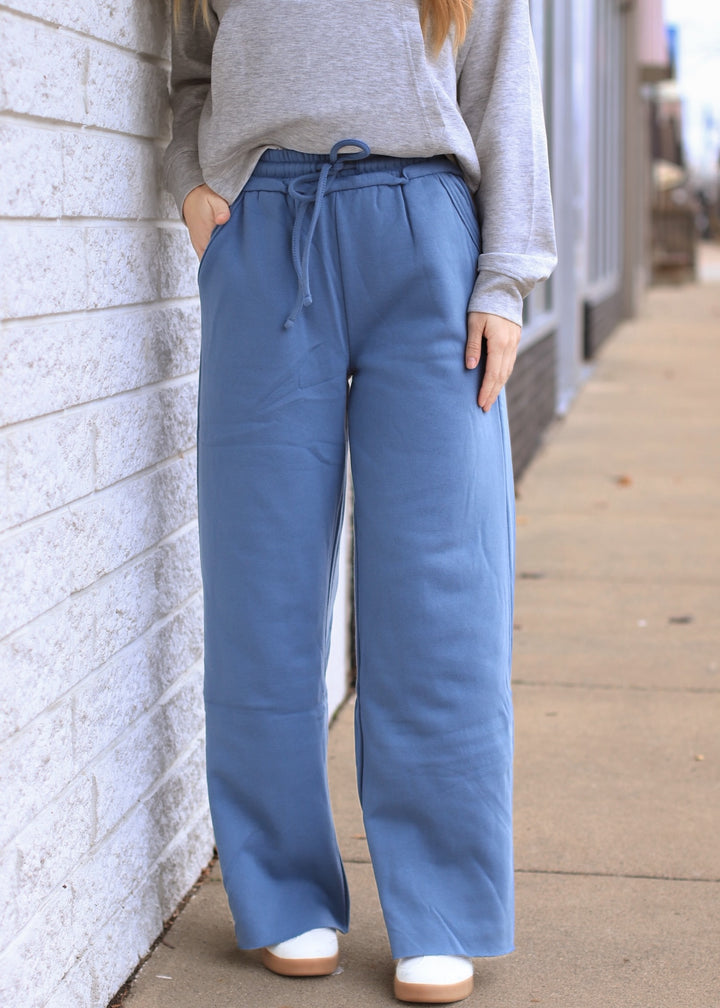 DOORBUSTER The Nest Lounge Pant - Dusty Blue