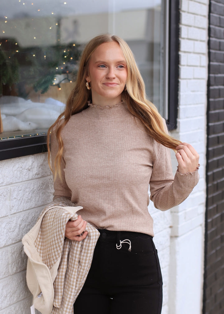 The Tawnyridge Mock Neck Top