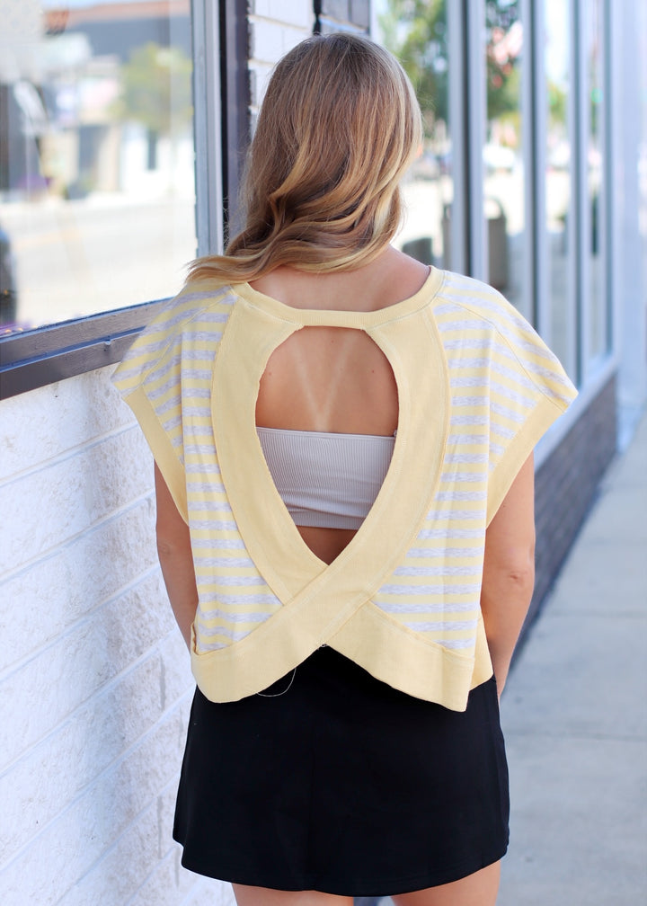 The Honey Stripe Top