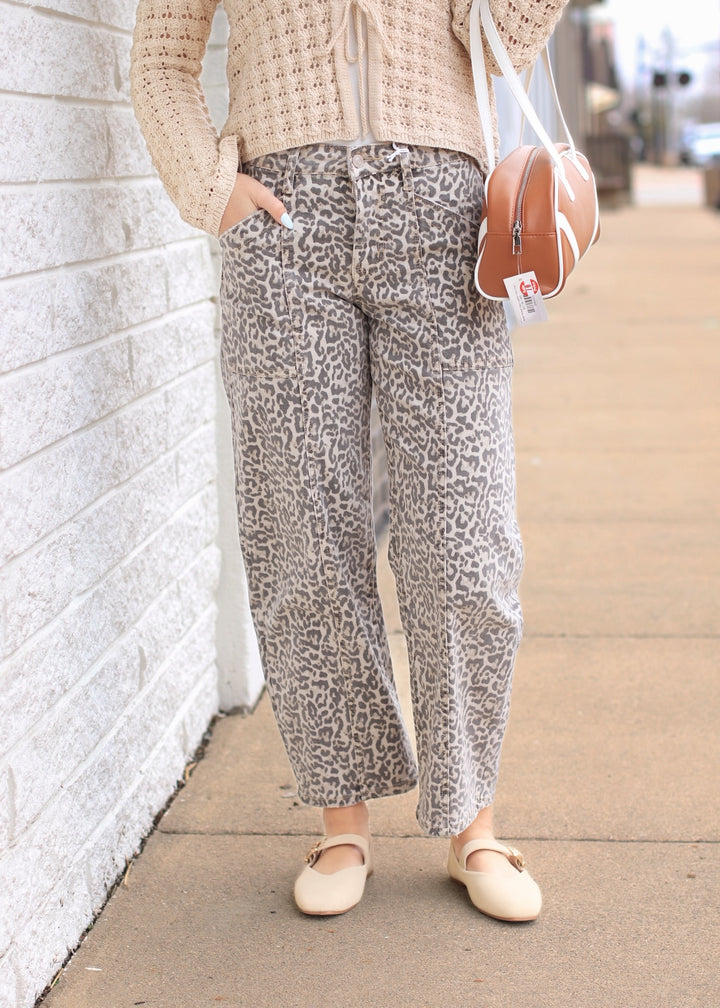 Wild Side Utility Barrel Jeans