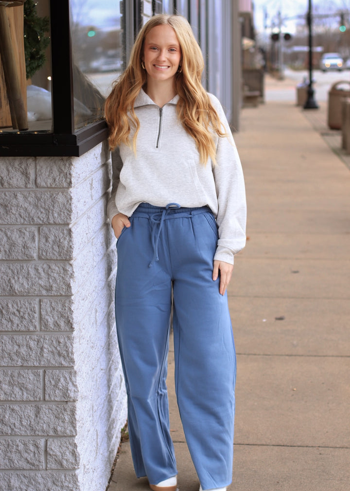 DOORBUSTER The Nest Lounge Pant - Dusty Blue