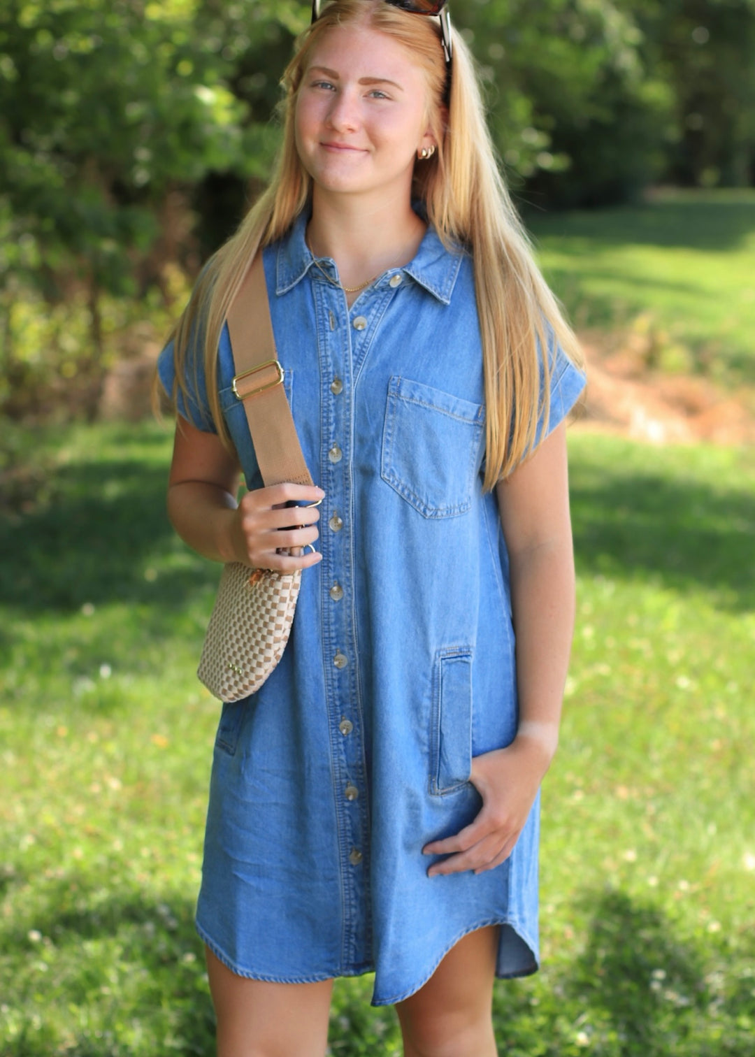 The Brielle Lyocell Shirt Dress