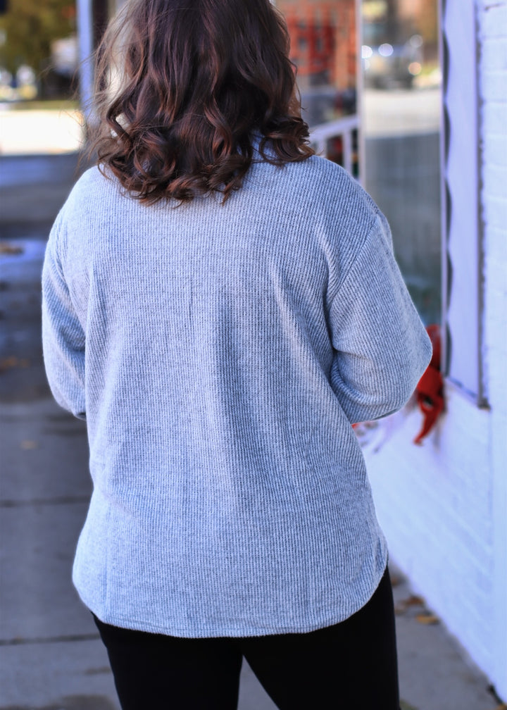 Fall Season Two Tone Shacket in Olive